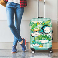 Japanese Kawaii Sushi Luggage Cover Green Wagara Palaka This Is How I Roll LT9 - Polynesian Pride