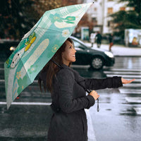 Japanese Kawaii Sushi Umbrella Green Wagara Palaka This Is How I Roll LT9 - Polynesian Pride