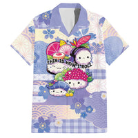 Personalized Japanese Kawaii Sushi Hawaiian Shirt Blue Wagara Palaka This Is How I Roll LT9 Blue - Polynesian Pride