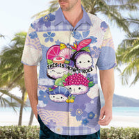 Personalized Japanese Kawaii Sushi Hawaiian Shirt Blue Wagara Palaka This Is How I Roll LT9 - Polynesian Pride