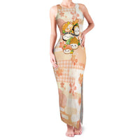 Personalized Japanese Kawaii Sushi Family Matching Tank Maxi Dress and Hawaiian Shirt Peach Wagara Palaka This Is How I Roll