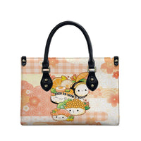 Japanese Kawaii Sushi Leather Bag Peach Wagara Palaka This Is How I Roll LT9 - Polynesian Pride