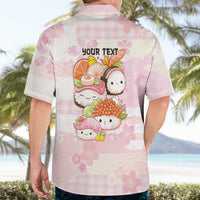 Personalized Japanese Kawaii Sushi Hawaiian Shirt Pink Wagara Palaka This Is How I Roll LT9 - Polynesian Pride