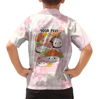 Personalized Japanese Kawaii Sushi Hawaiian Shirt Pink Wagara Palaka This Is How I Roll LT9 - Polynesian Pride