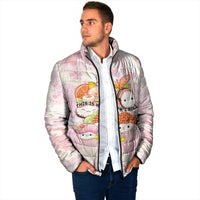 Personalized Japanese Kawaii Sushi Padded Jacket Pink Wagara Palaka This Is How I Roll