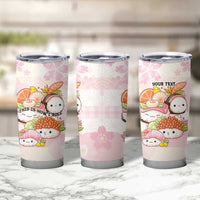 Personalized Japanese Kawaii Sushi Tumbler Cup Pink Wagara Palaka This Is How I Roll LT9 - Polynesian Pride