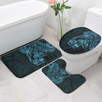 Blue Guam Latte Stone Tribal Tattoo Bathroom Set Hafa Adai Six 7 One - Polynesian Pride