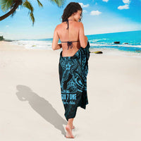 Blue Guam Latte Stone Tribal Tattoo Sarong Hafa Adai Six 7 One