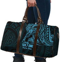 Blue Guam Latte Stone Tribal Tattoo Travel Bag Hafa Adai Six 7 One - Polynesian Pride
