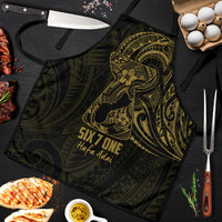 Gold Guam Latte Stone Tribal Tattoo Apron Hafa Adai Six 7 One LT9 Gold - Polynesian Pride