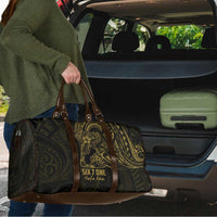 Gold Guam Latte Stone Tribal Tattoo Travel Bag Hafa Adai Six 7 One - Polynesian Pride