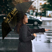 Gold Guam Latte Stone Tribal Tattoo Umbrella Hafa Adai Six 7 One LT9 - Polynesian Pride