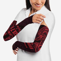 Oxblood Guam Latte Stone Tribal Tattoo Arm Sleeves Hafa Adai Six 7 One - Polynesian Pride