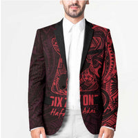 Oxblood Guam Latte Stone Tribal Tattoo Blazer Hafa Adai Six 7 One - Polynesian Pride
