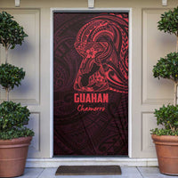 Oxblood Guam Latte Stone Tribal Tattoo Door Cover Hafa Adai Six 7 One - Polynesian Pride