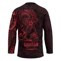Oxblood Guam Latte Stone Tribal Tattoo Hockey Jersey Hafa Adai Six 7 One LT9 - Polynesian Pride