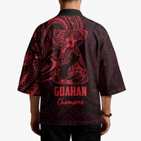 Oxblood Guam Latte Stone Tribal Tattoo Kimono Hafa Adai Six 7 One - Polynesian Pride