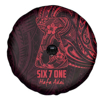 Oxblood Guam Latte Stone Tribal Tattoo Spare Tire Cover Hafa Adai Six 7 One