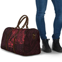 Oxblood Guam Latte Stone Tribal Tattoo Travel Bag Hafa Adai Six 7 One - Polynesian Pride