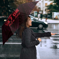 Oxblood Guam Latte Stone Tribal Tattoo Umbrella Hafa Adai Six 7 One LT9 - Polynesian Pride
