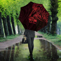 Oxblood Guam Latte Stone Tribal Tattoo Umbrella Hafa Adai Six 7 One LT9 - Polynesian Pride