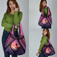 Guam Chamorro Artsy Grocery Bag Guahan Sunset Beach