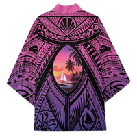 Guam Chamorro Artsy Kimono Guahan Sunset Beach - Polynesian Pride