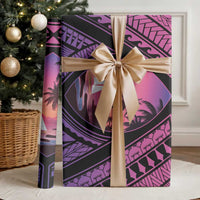 Guam Chamorro Artsy Wrapping Paper Guahan Sunset Beach - Polynesian Pride