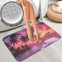 Guam Latte Stone with Map Bathroom Set Bougainvillea Beach Sunset LT9 - Polynesian Pride