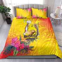 Papua New Guinea Cultural Tropical Flowers Bedding Set