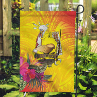 Papua New Guinea Cultural Tropical Flowers Garden Flag