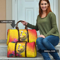 Papua New Guinea Cultural Tropical Flowers Travel Bag - Polynesian Pride