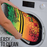 Hapi 45th Indipendens Dei Vanuatu Bathroom Set Yumi 1980 with Vanuatuan Beach Landscape - Polynesian Pride