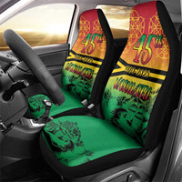 Hapi 45th Indipendens Dei Vanuatu Car Seat Cover Yumi 1980 with Vanuatuan Beach Landscape