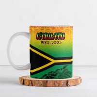 Hapi 45th Indipendens Dei Vanuatu Ceramic Mug Yumi 1980 with Vanuatuan Beach Landscape - Polynesian Pride