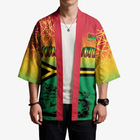 Hapi 45th Indipendens Dei Vanuatu Kimono Yumi 1980 with Vanuatuan Beach Landscape LT9 - Polynesian Pride