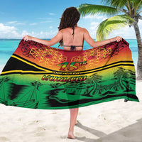 Hapi 45th Indipendens Dei Vanuatu Sarong Yumi 1980 with Vanuatuan Beach Landscape LT9 - Polynesian Pride