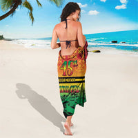 Hapi 45th Indipendens Dei Vanuatu Sarong Yumi 1980 with Vanuatuan Beach Landscape LT9 - Polynesian Pride
