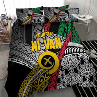 Vanuatu Proud to be Ni-van Personalised Bedding Set with Mutis En Atan Patterns