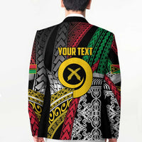 Vanuatu Proud to be Ni-van Personalised Blazer with Mutis En Atan Patterns - Polynesian Pride