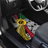 Vanuatu Proud to be Ni-van Personalised Car Mats with Mutis En Atan Patterns