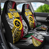 Vanuatu Proud to be Ni-van Personalised Car Seat Cover with Mutis En Atan Patterns