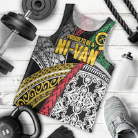 Vanuatu Proud to be Ni-van Personalised Men Tank Top with Mutis En Atan Patterns