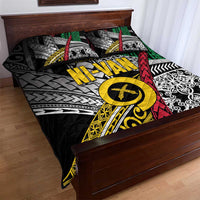 Vanuatu Proud to be Ni-van Personalised Quilt Bed Set with Mutis En Atan Patterns