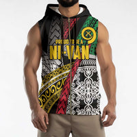 Vanuatu Proud to be Ni-van Personalised Sleeveless Zip Hoodie with Mutis En Atan Patterns LT9 - Polynesian Pride
