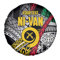 Vanuatu Proud to be Ni-van Personalised Spare Tire Cover with Mutis En Atan Patterns