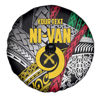 Vanuatu Proud to be Ni-van Personalised Spare Tire Cover with Mutis En Atan Patterns