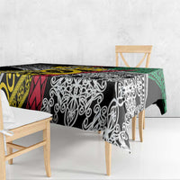 Vanuatu Proud to be Ni-van Personalised Tablecloth with Mutis En Atan Patterns