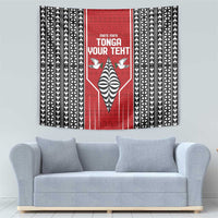 Custom Tonga Rugby Tapestry Mate Maa Kupesi Style LT9 - Polynesian Pride