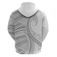 American Samoa White Sunday Hoodie Polynesian Lotu Tamaiti LT9 - Polynesian Pride